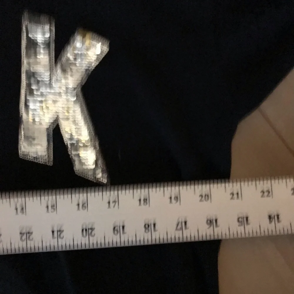 Victoria's Secret PINK Silver or gold sequins Logo Pullover Fleece Sweatshirt - Picture 7 of 8
